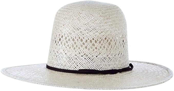 Rodeo King Jute Open Crown 4-1/4" Brim Straw Cowboy Hat